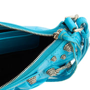 Picture of Balenciaga Cross Body Le Cagole S in Blue, Exotic Effect Leather