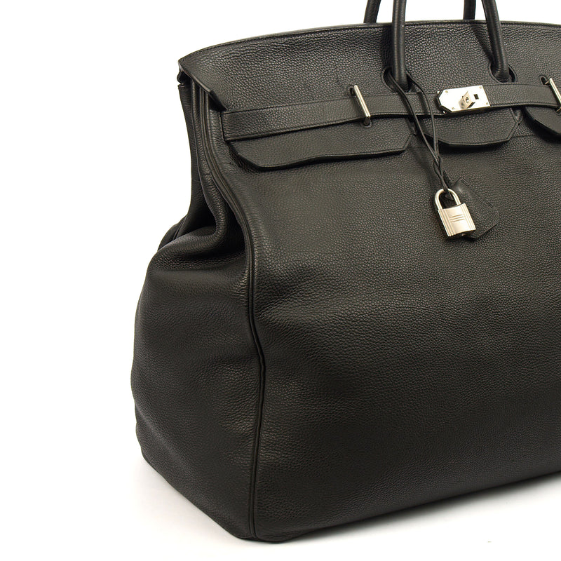 Picture of Hermes Tote HAC 60 in Black, Togo Leather