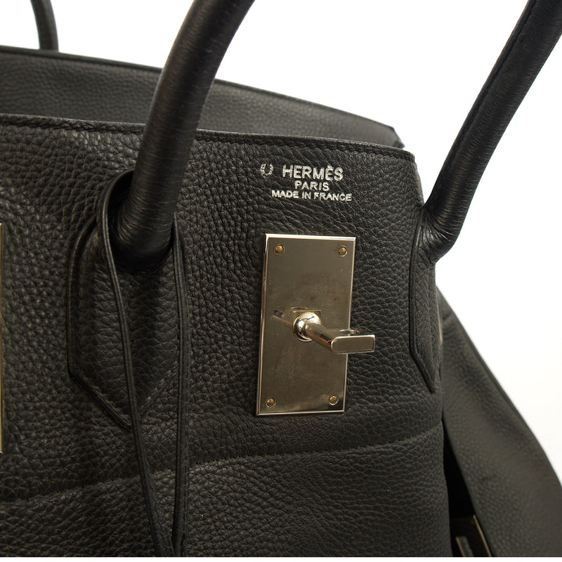 Picture of Hermes Tote HAC 60 in Black, Togo Leather