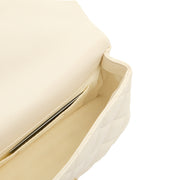 Picture of Chanel Cross Body Flap Bag in White, Lambskin Leather