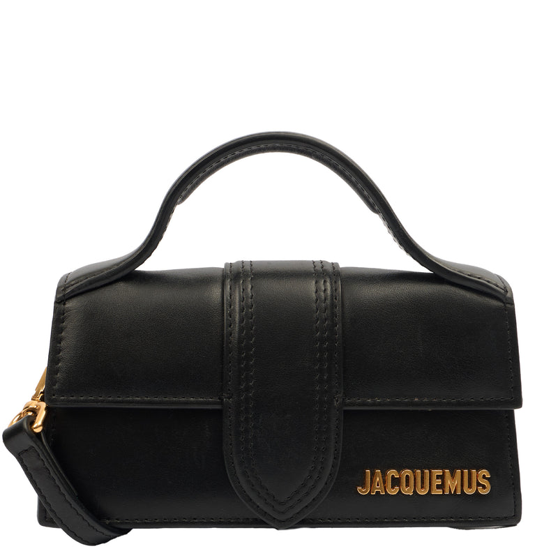 Picture of Jacquemus Cross Body Le Bambino in Black, Leather