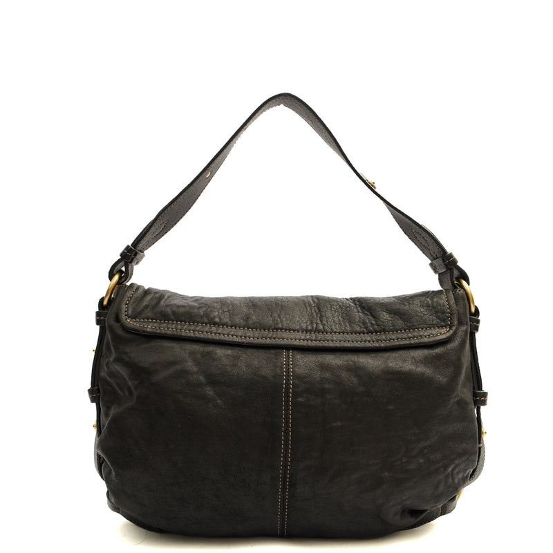 Picture of Mulberry Shoulder Bag Hayden in Black, Calfskin Leather