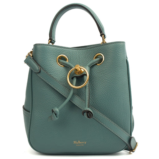 Picture of Mulberry Top Handle Hampstead - Small in Blue, Calfskin Leather