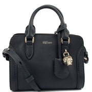 Picture of Alexander McQueen Cross Body Skull Bag - Small in Navy, Leather