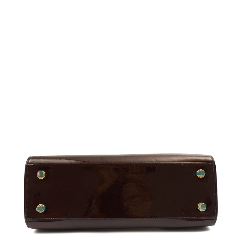Picture of Louis Vuitton Tote Brea MM in Amarante, Patent Leather