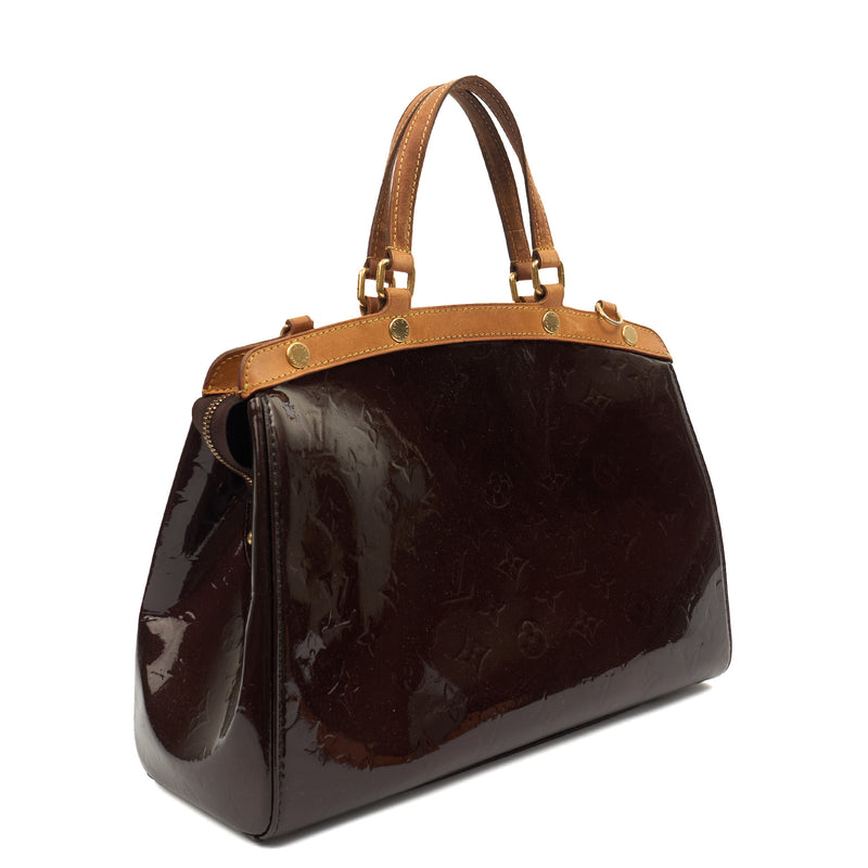 Picture of Louis Vuitton Tote Brea MM in Amarante, Patent Leather