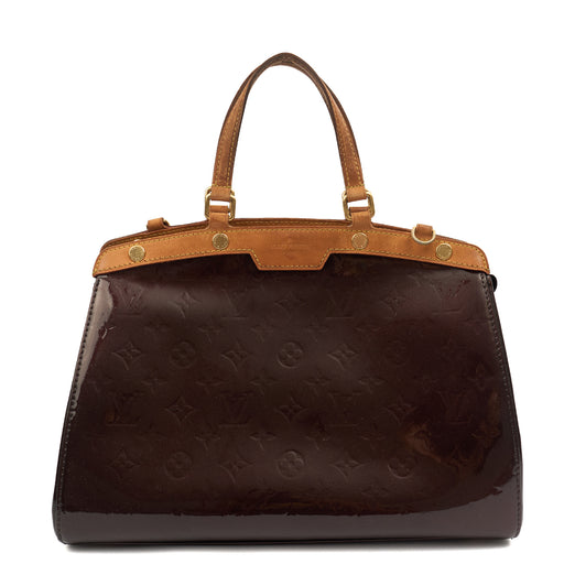 Picture of Louis Vuitton Tote Brea MM in Amarante, Patent Leather