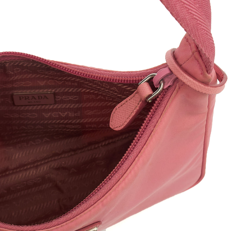 Picture of Prada Mini Bag Re-edition 2000 Nylon Mini Bag in Pink, Nylon