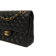 Picture of Chanel Shoulder Bag Classic Double Flap - Medium in Black, Lambskin Leather