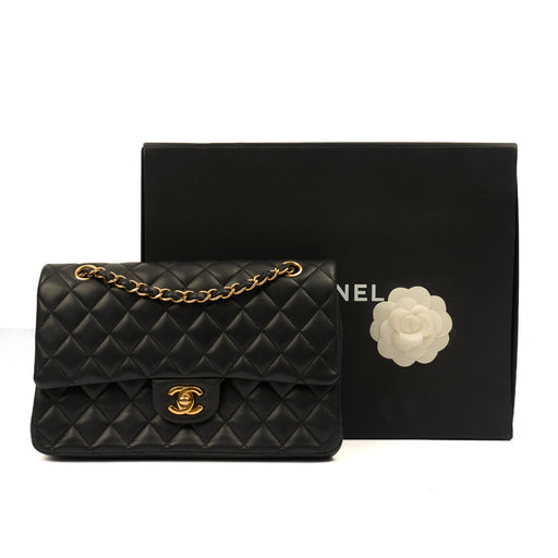 Picture of Chanel Shoulder Bag Classic Double Flap - Medium in Black, Lambskin Leather