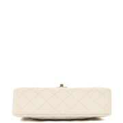 Picture of Chanel Shoulder Bag Classic Double Flap - Small in White, Caviar Leather