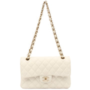 Picture of Chanel Shoulder Bag Classic Double Flap - Small in White, Caviar Leather