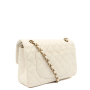 Picture of Chanel Shoulder Bag Classic Double Flap - Small in White, Caviar Leather