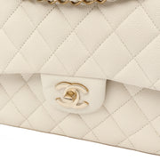 Picture of Chanel Shoulder Bag Classic Double Flap - Small in White, Caviar Leather