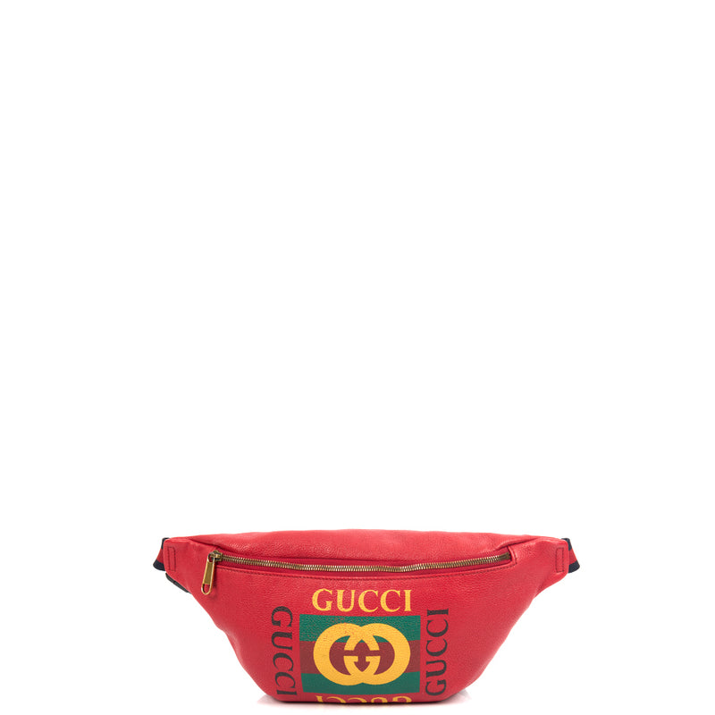 Picture of Gucci Bum Bag in Red, Leather