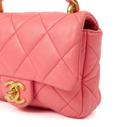 Picture of Chanel Cross Body Funky Town Flap Bag - Mini in Pink, Calfskin Leather