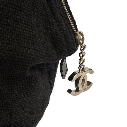 Picture of Chanel Top Handle Bowler in Black, Fabric