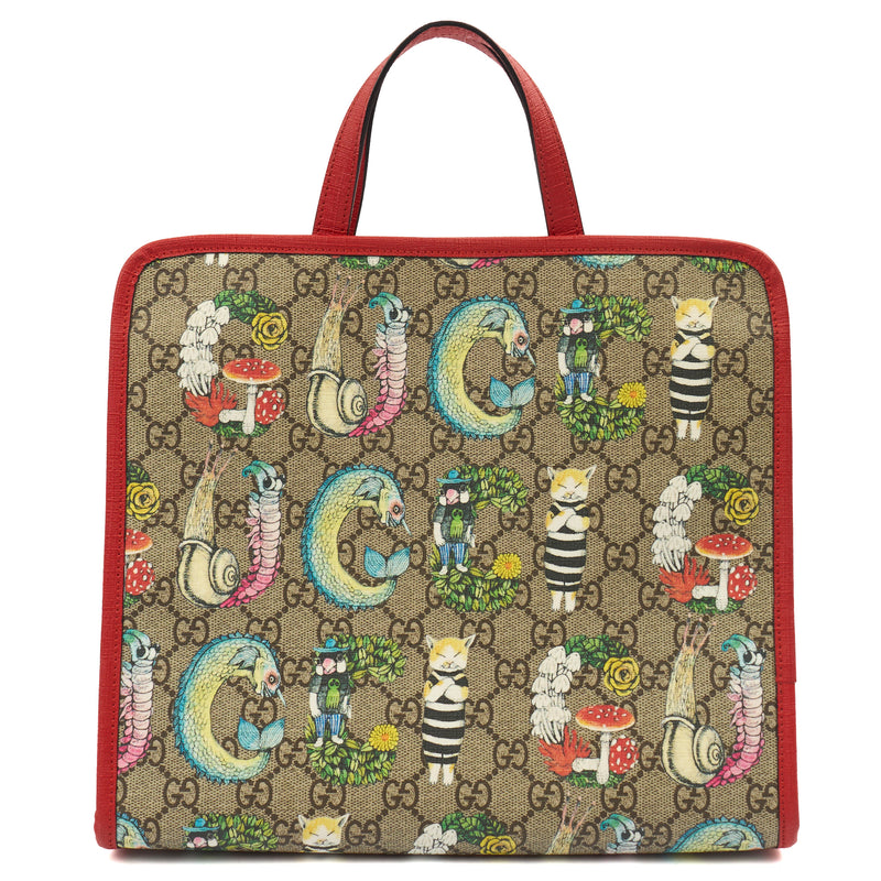 Picture of Gucci Tote Tote in Red, Leather