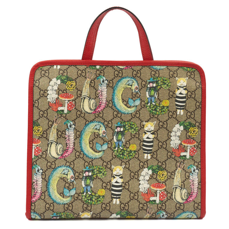Picture of Gucci Tote Tote in Red, Leather