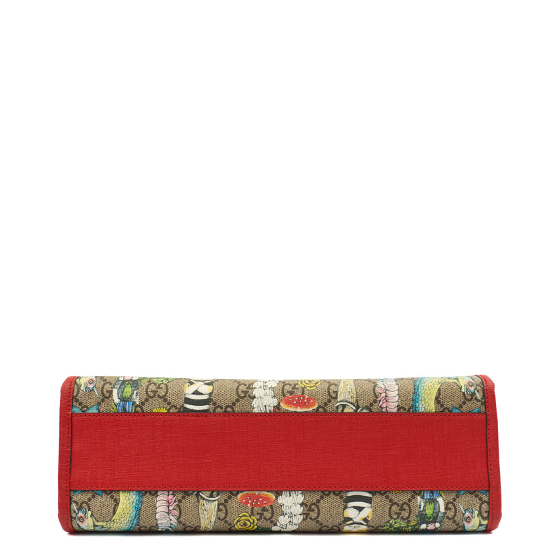 Picture of Gucci Tote Tote in Red, Leather