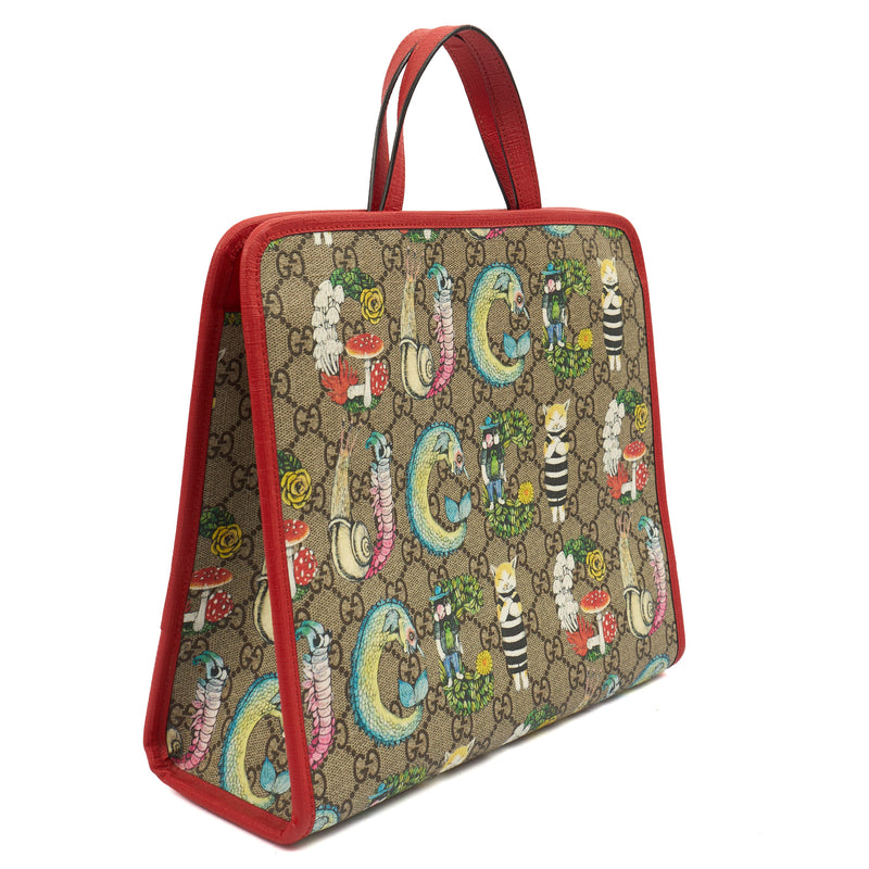 Picture of Gucci Tote Tote in Red, Leather