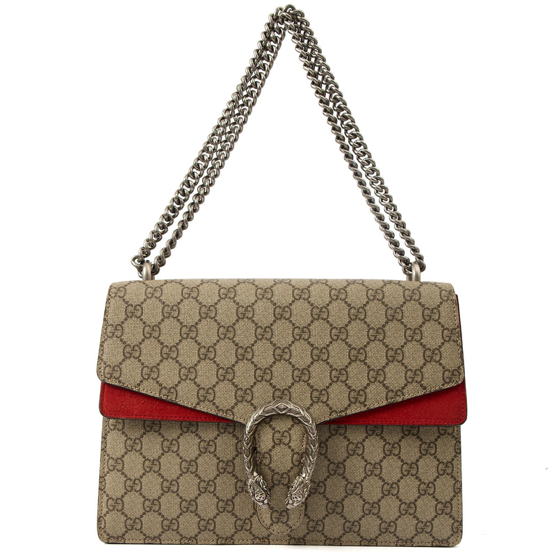 Picture of Gucci Shoulder Bag Dionysus - Large in Red, Leather