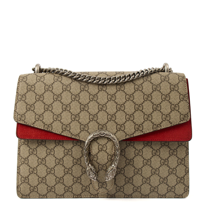 Picture of Gucci Shoulder Bag Dionysus - Large in Red, Leather