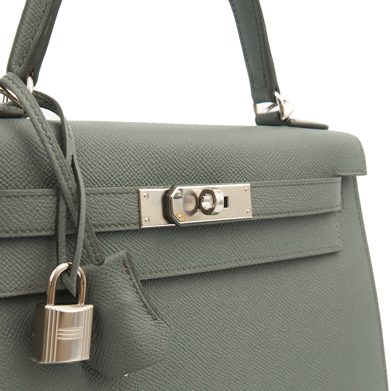 Picture of Hermes Tote Kelly 28 in Verte Amande, Epsom Leather