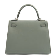 Picture of Hermes Tote Kelly 28 in Verte Amande, Epsom Leather