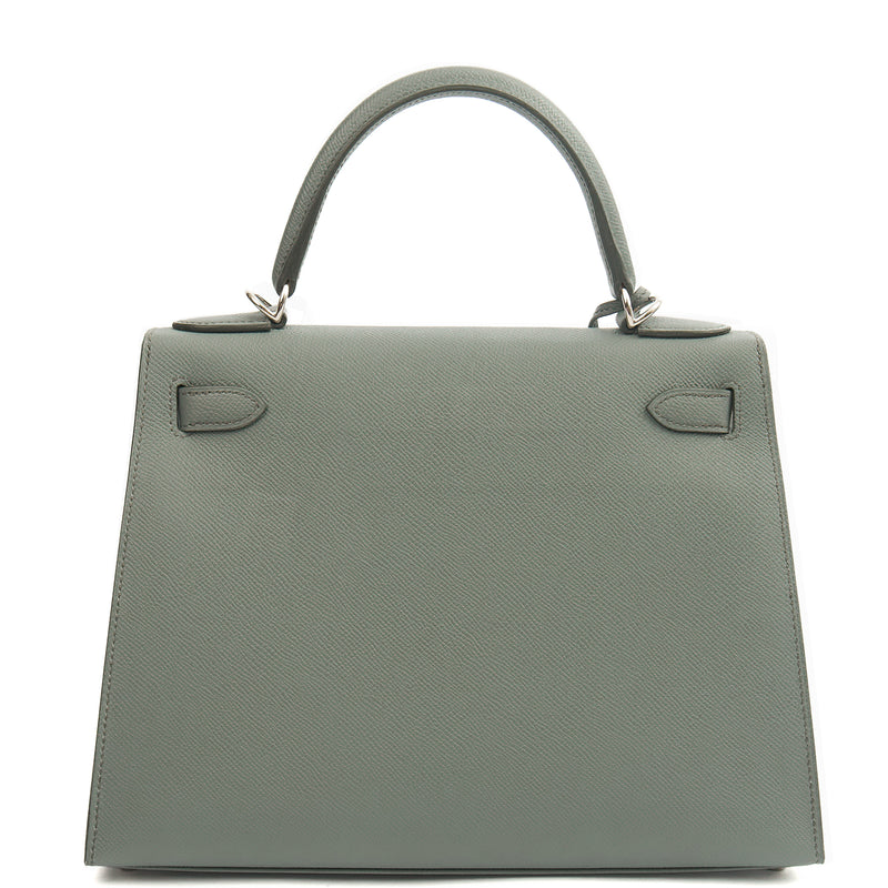 Picture of Hermes Tote Kelly 28 in Verte Amande, Epsom Leather