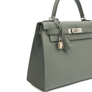Picture of Hermes Tote Kelly 28 in Verte Amande, Epsom Leather