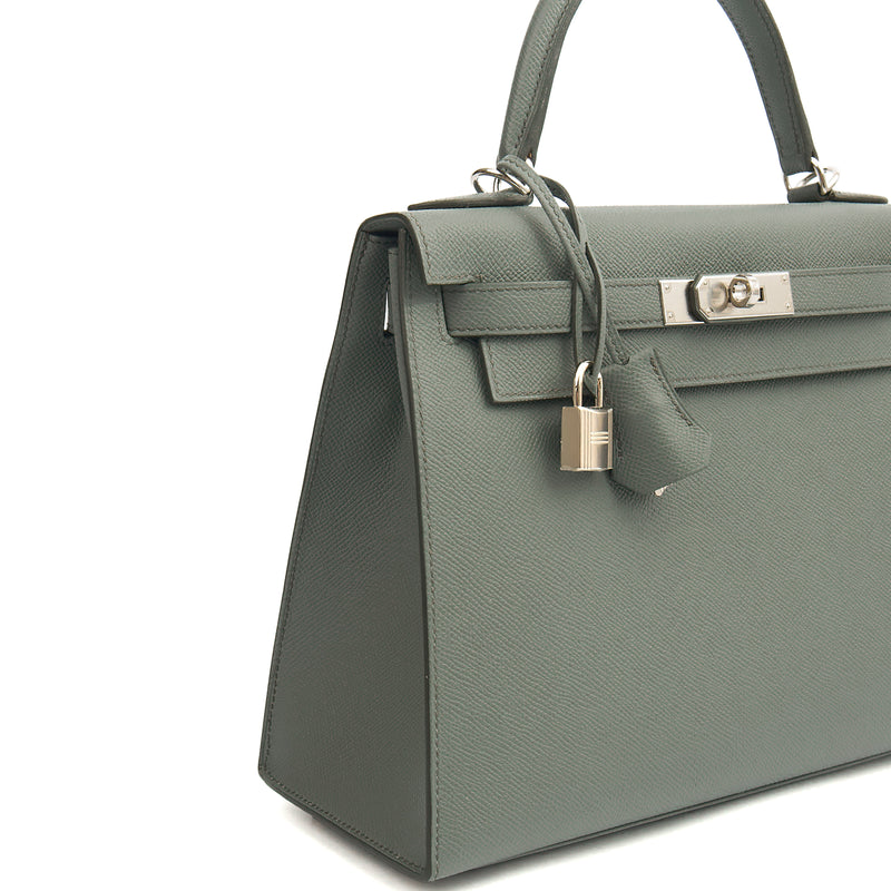 Picture of Hermes Tote Kelly 28 in Verte Amande, Epsom Leather