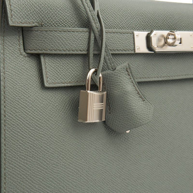 Picture of Hermes Tote Kelly 28 in Verte Amande, Epsom Leather