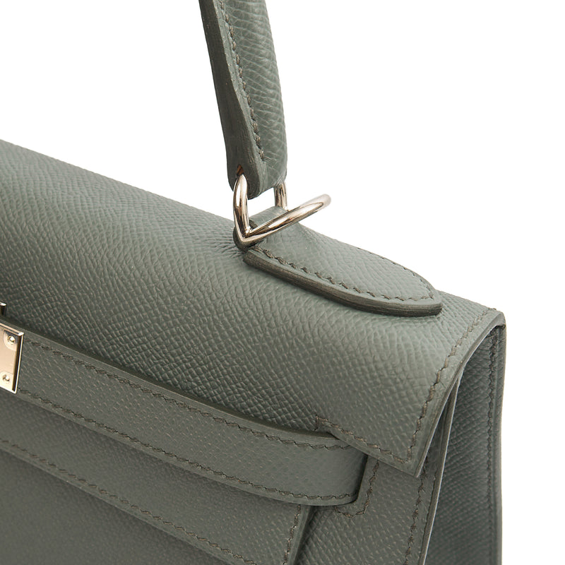 Picture of Hermes Tote Kelly 28 in Verte Amande, Epsom Leather