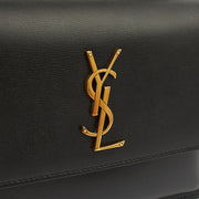 Picture of Saint Laurent Cross Body Sunset - Small in Black, Calfskin Leather