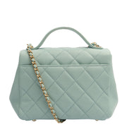 Picture of Chanel Top Handle Business Affinity Flap Bag in Blue, Caviar Leather