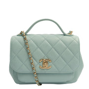 Picture of Chanel Top Handle Business Affinity Flap Bag in Blue, Caviar Leather