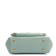 Picture of Chanel Top Handle Business Affinity Flap Bag in Blue, Caviar Leather