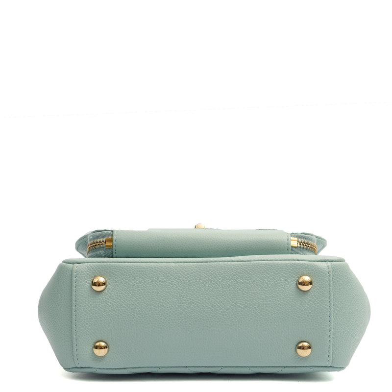 Picture of Chanel Top Handle Business Affinity Flap Bag in Blue, Caviar Leather