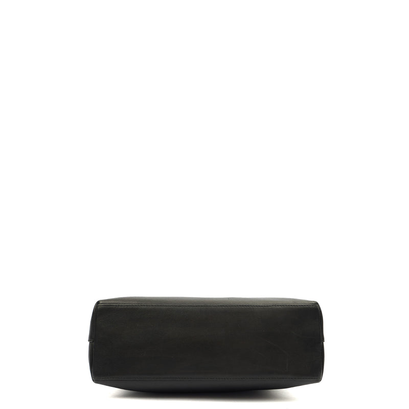 Gucci Tote Bamboo Shoulder in Black, Leather