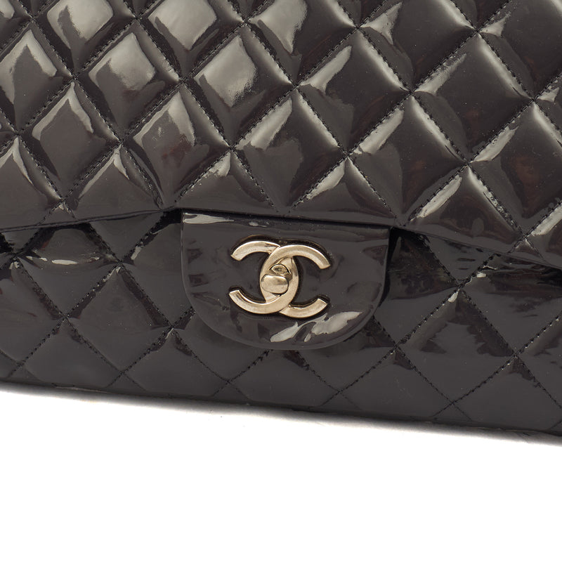 Picture of Chanel Shoulder Bag Classic Single Flap - Maxi in Purple, Patent Leather
