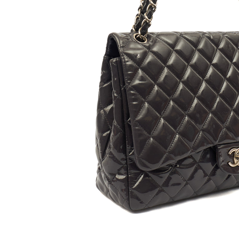 Picture of Chanel Shoulder Bag Classic Single Flap - Maxi in Purple, Patent Leather