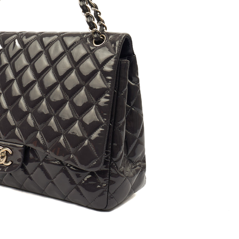 Picture of Chanel Shoulder Bag Classic Single Flap - Maxi in Purple, Patent Leather