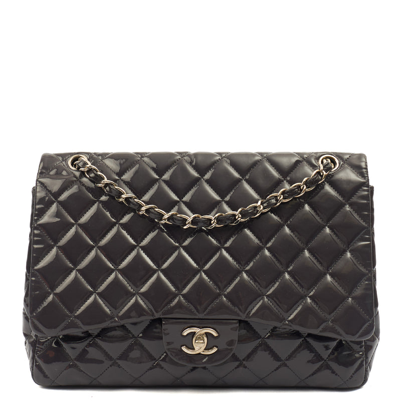 Picture of Chanel Shoulder Bag Classic Single Flap - Maxi in Purple, Patent Leather