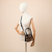 Picture of Jacquemus Top Handle Le Chiquito Moyen in Brown, Leather