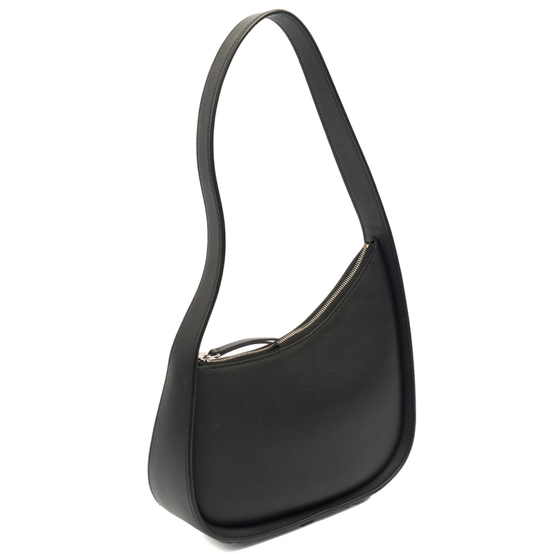 Picture of The Row Shoulder Bag The Half Moon in Black, Leather