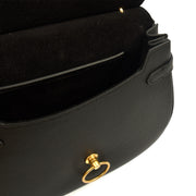 Picture of Mulberry Cross Body Amberley Satchel in Black, Calfskin Leather