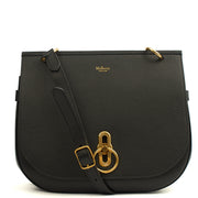 Picture of Mulberry Cross Body Amberley Satchel in Black, Calfskin Leather