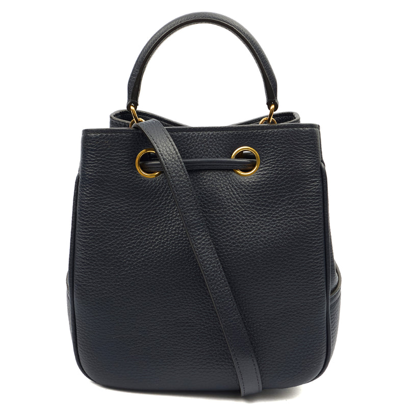 Picture of Mulberry Tote Hampstead in Navy, Calfskin Leather