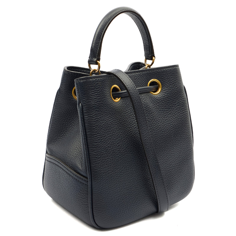 Picture of Mulberry Tote Hampstead in Navy, Calfskin Leather